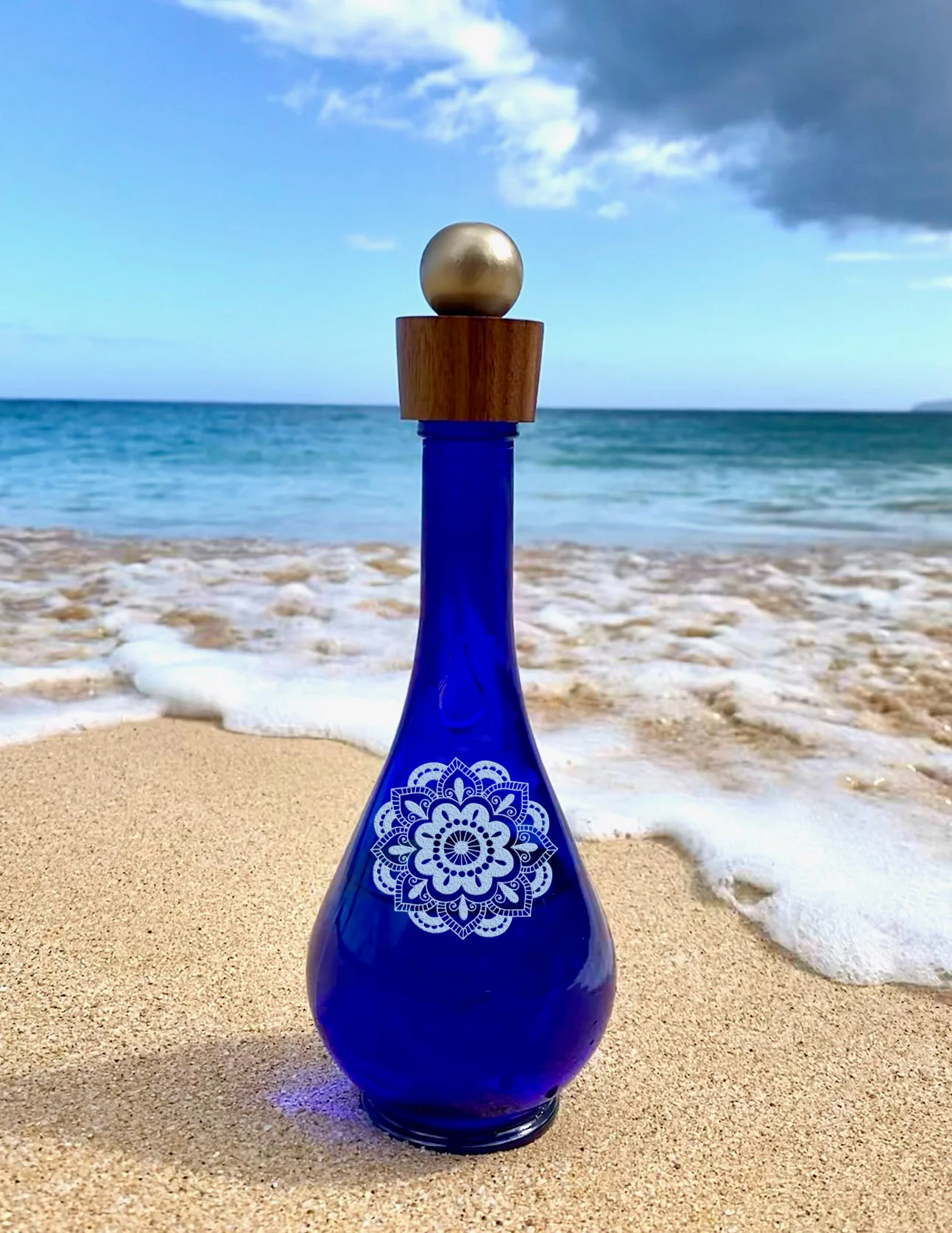 Genie SMALL Sandblasted  Water Drops 330ml/11 oz - Image 15