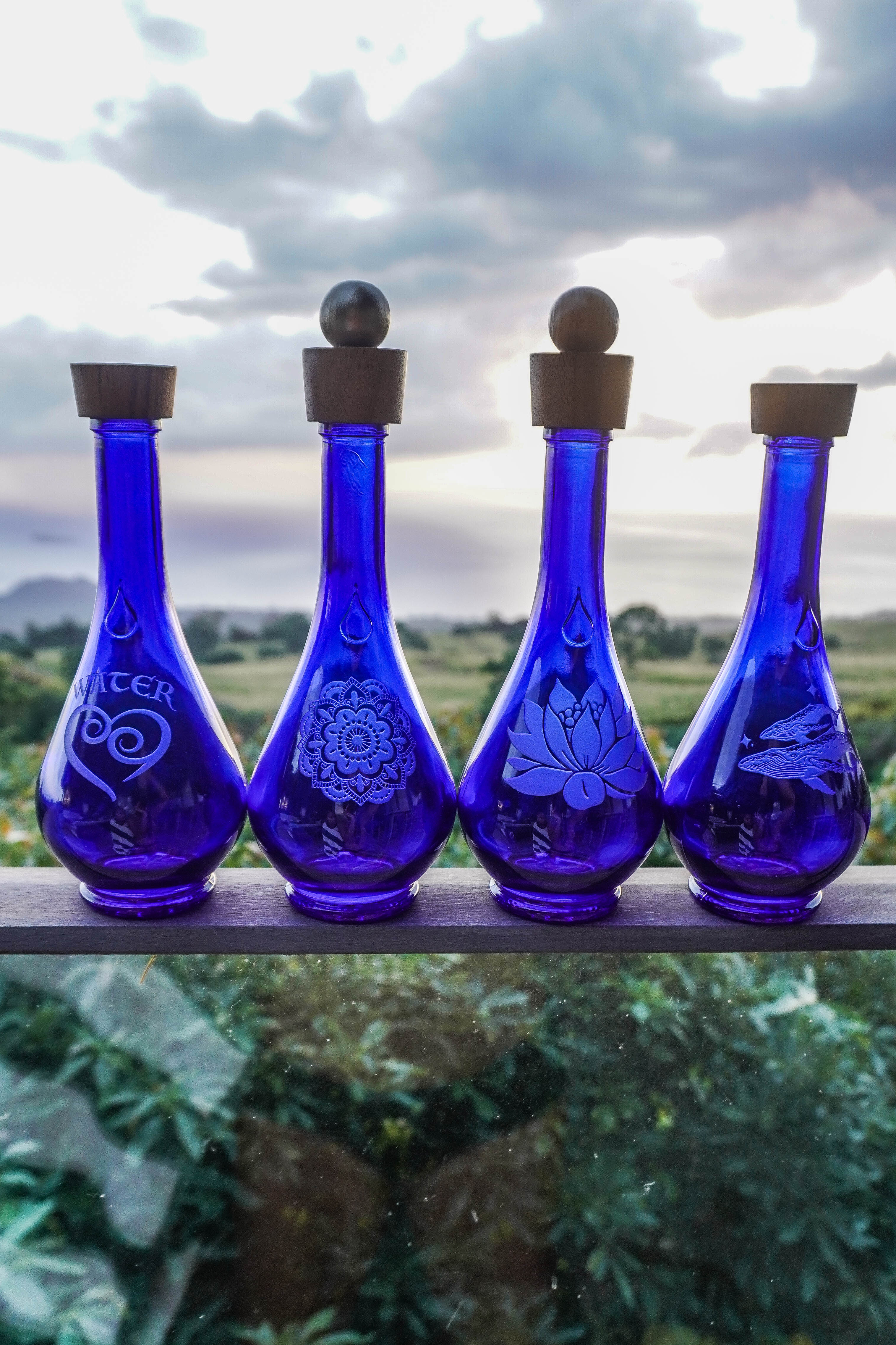 Genie SMALL Sandblasted  Water Drops 330ml/11 oz - Image 23