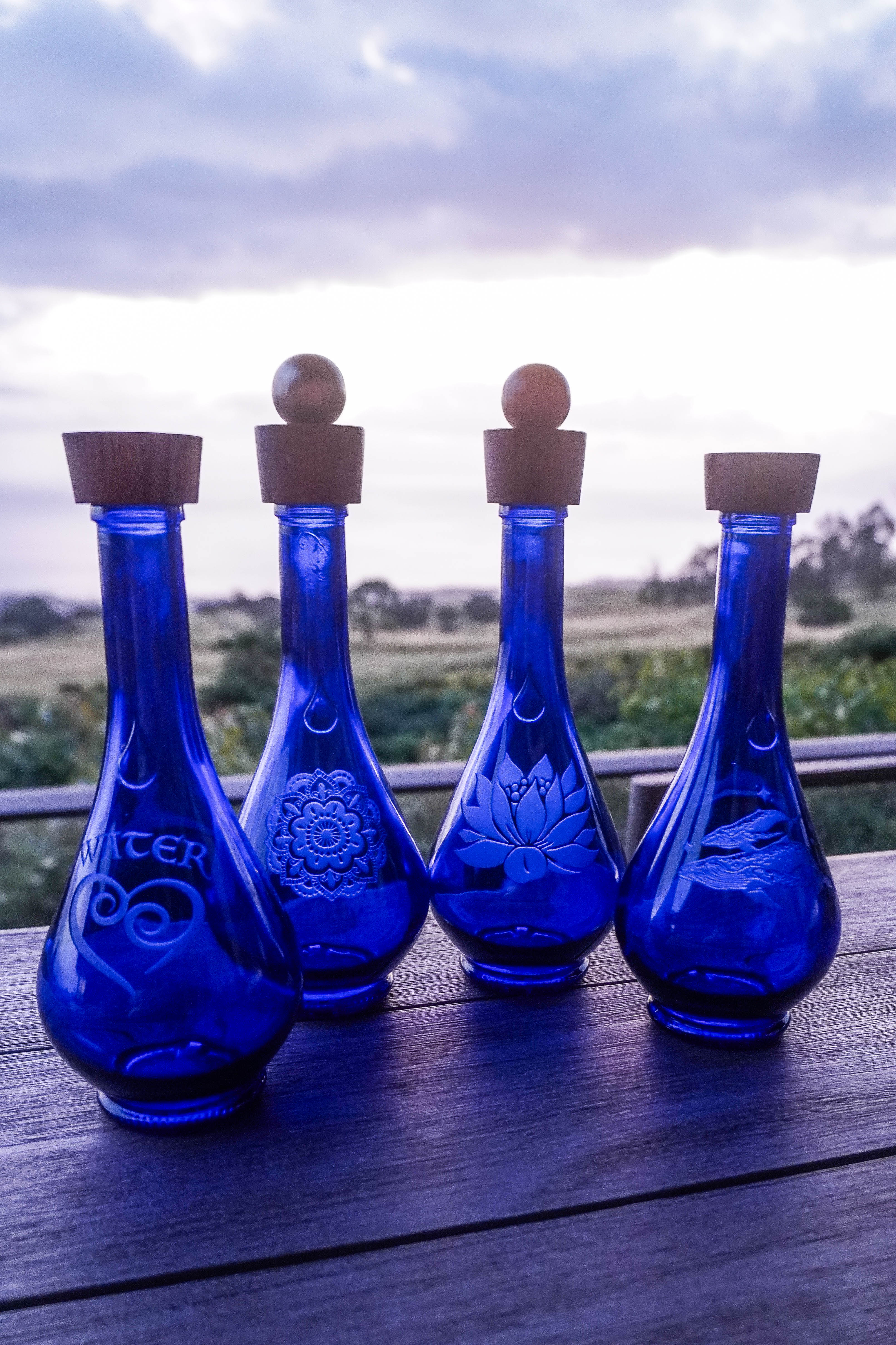 Genie SMALL Sandblasted  Water Drops 330ml/11 oz - Image 24