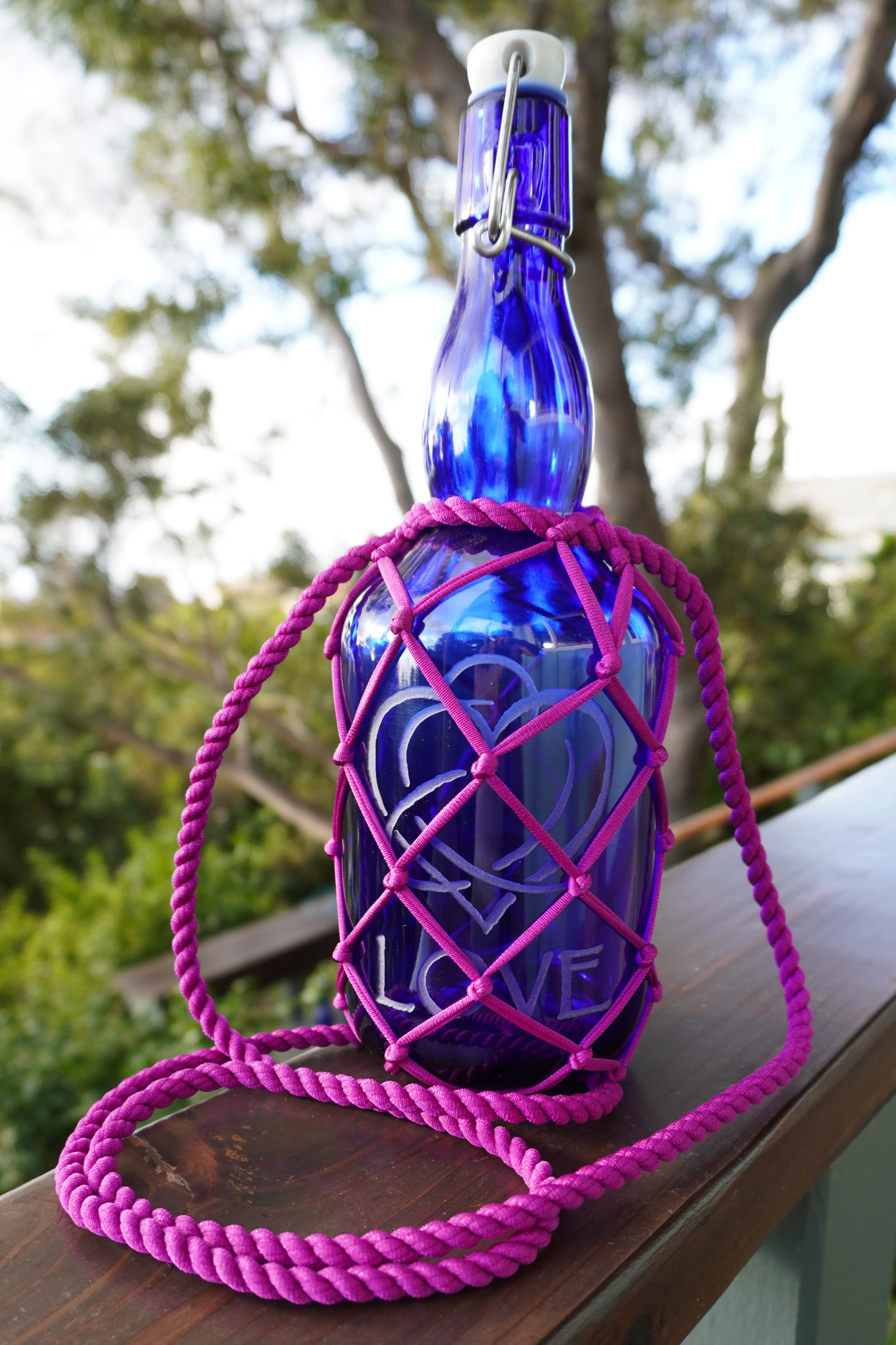 String Bottle Holder ~ BackPack - Image 5
